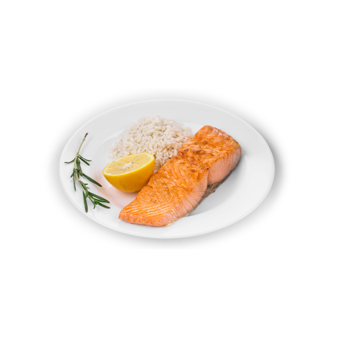 Atlantic Salmon 7oz portions & Rice