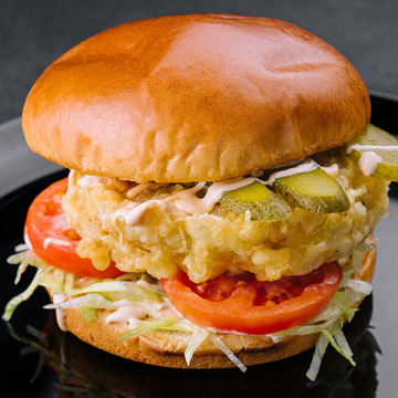 Crab cake sandwich