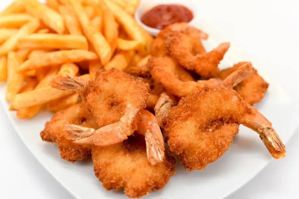 Jumbo shrimp & Fries 7pcs